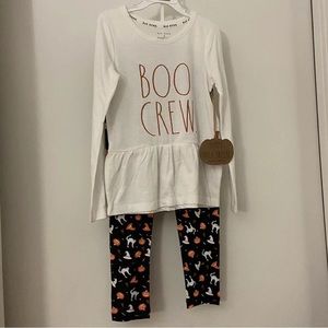 Rae Dunn Girl's Boo Crew Set Size 6X